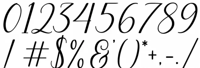 Princella-Bold Font OTHER CHARS