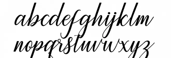 Princella-Bold Font LOWERCASE