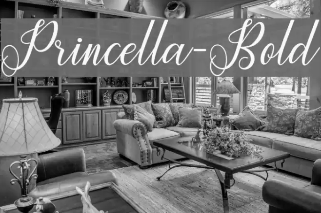 Princella-Bold Font examples