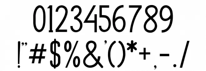 PrincellaSans Font OTHER CHARS