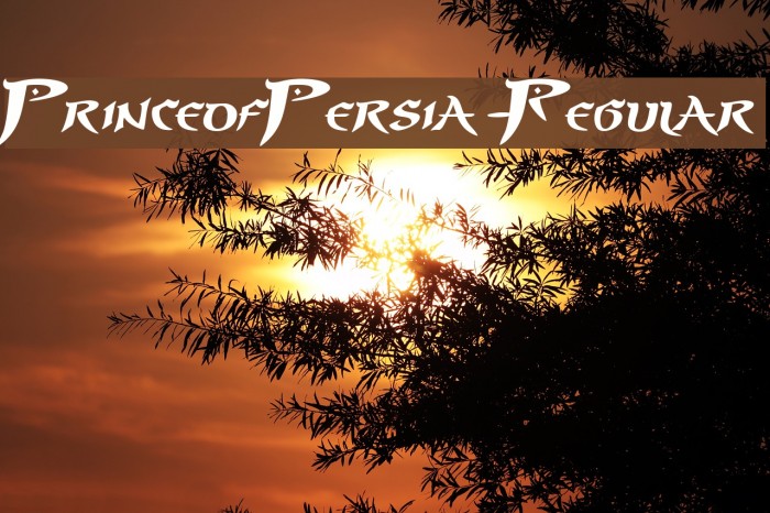 PrinceofPersia-Regular Example 1