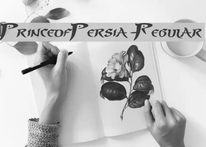 PrinceofPersia-Regular Font examples
