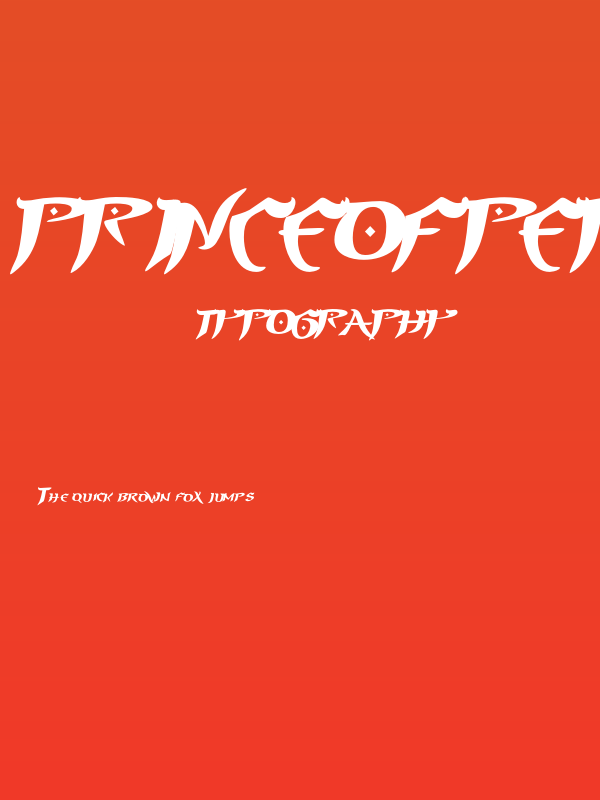 PrinceofPersia-Regular Poster