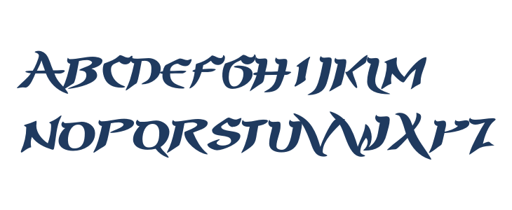 PrinceofPersia-Regular Lowercase