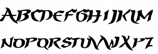 PrinceofPersia-Regular フォント 小文字