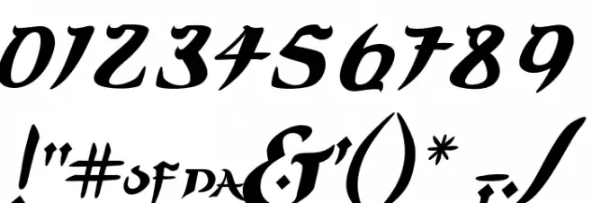 PrinceofPersia Font OTHER CHARS