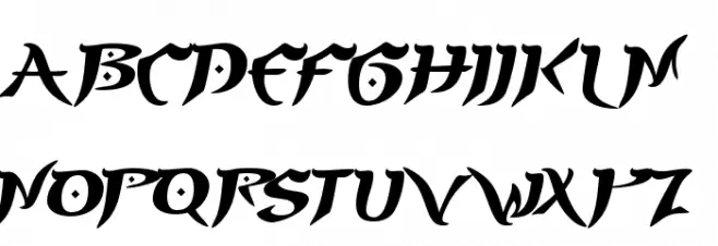 PrinceofPersia Font UPPERCASE