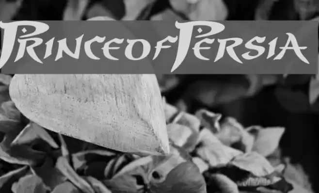 PrinceofPersia Font examples