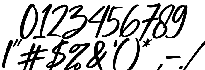 Princeska Italic Font OTHER CHARS
