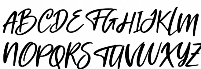 Princeska Italic Polices MAJUSCULES