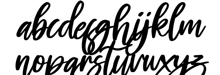 Princeska Italic Font LOWERCASE