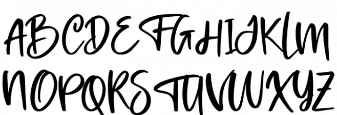 Princeska Schriftart Groß