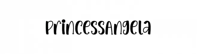 Princess Angela  Frei Schriftart Herunterladen