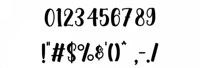 Princess Angela Font OTHER CHARS