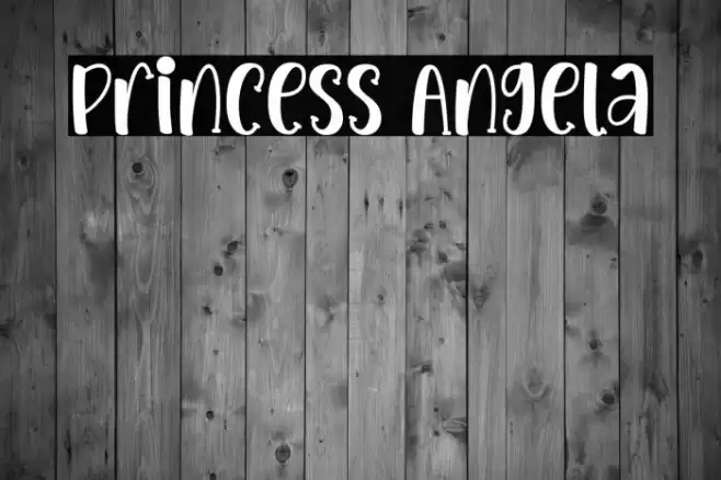 Princess Angela Font examples
