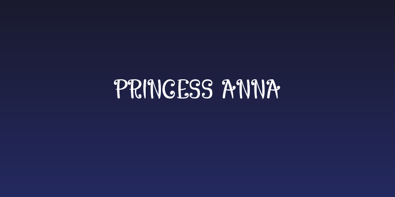 Princess Anna Social Header