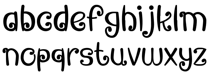 Princess Anna Font LOWERCASE