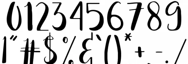 Princess Ivy Font OTHER CHARS