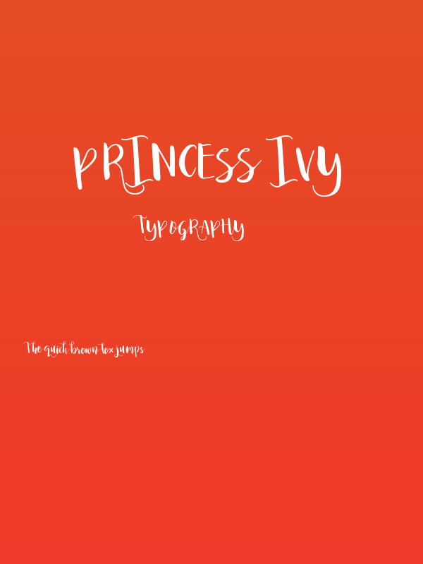 Princess Ivy Poster