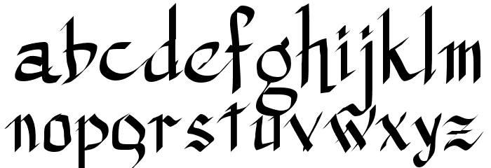 Princess Lulu Font LOWERCASE