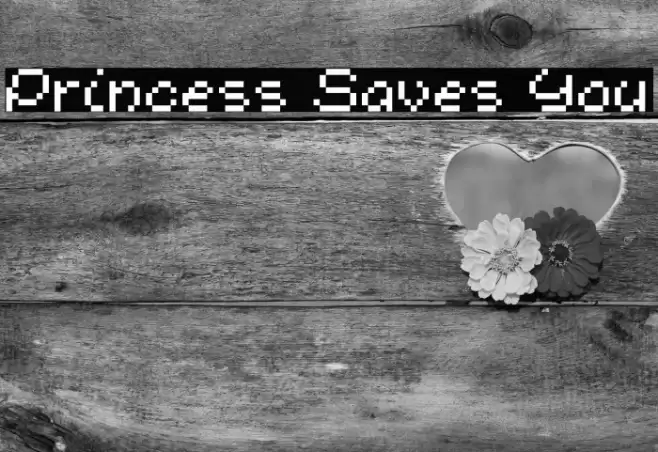 Princess Saves You Font examples