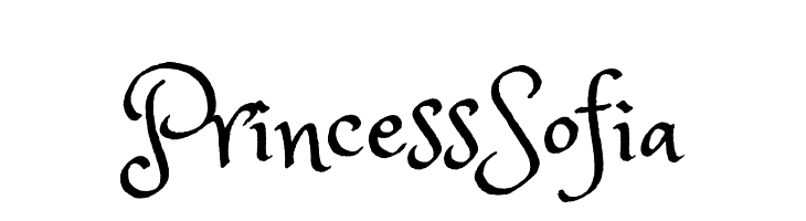 Princess Sofia Font Free Fonts   Princess Sofia 