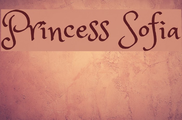 Princess Sofia Font FFonts Net   Princess Sofia Example 3 