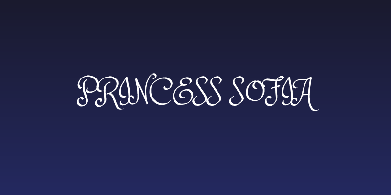 Princess Sofia Social Header
