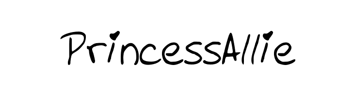 PrincessAllie  免费字体下载