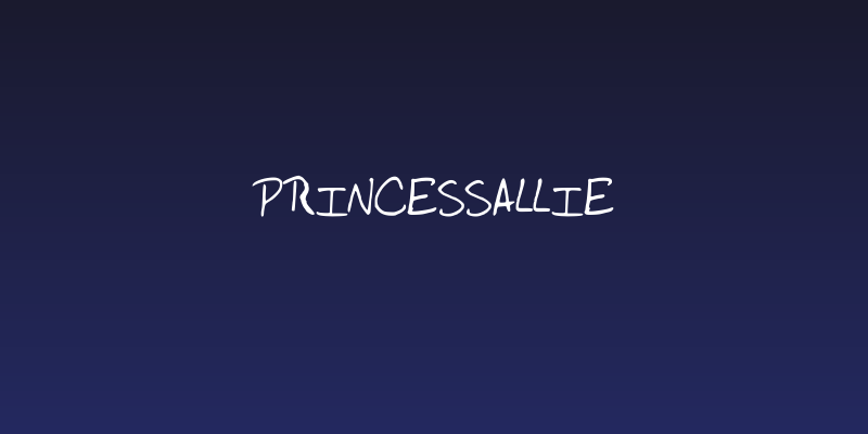 PrincessAllie Social Header
