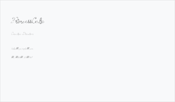 PrincessCake Business Card