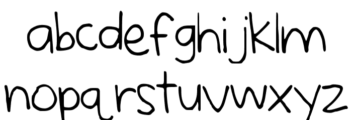 PrincessDaisy Font LOWERCASE
