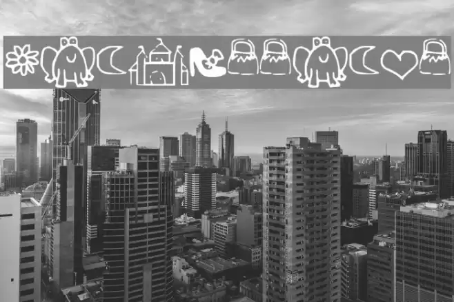 PrincessDings Font examples