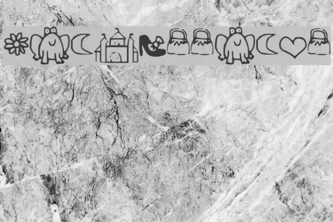 PrincessDings Font examples