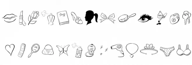 PrincessOT 字体 小写