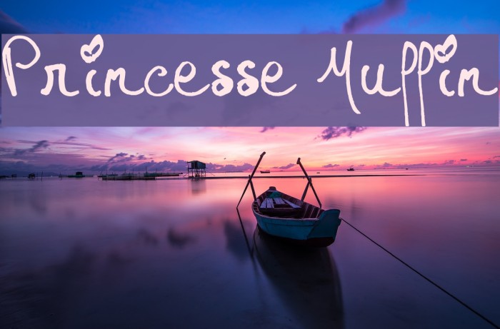 Princesse Muffin Font examples
