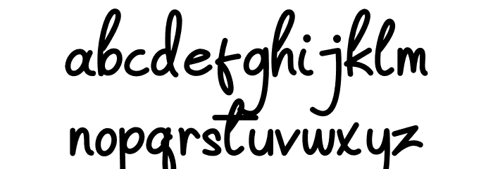 Princesset Font LOWERCASE