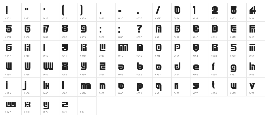 Principality Character Map