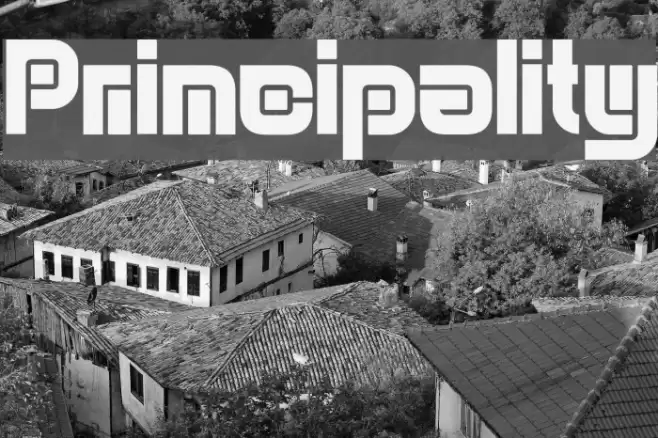 Principality Font examples