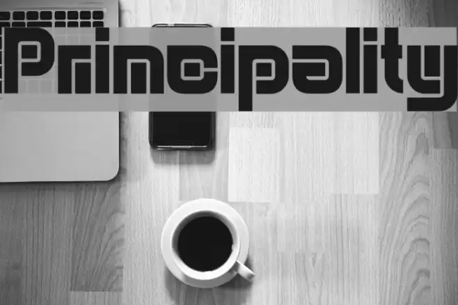 Principality Font examples