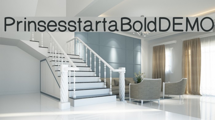 PrinsesstartaBoldDEMO Font examples