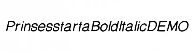 PrinsesstartaBoldItalicDEMO  baixar fontes gratis