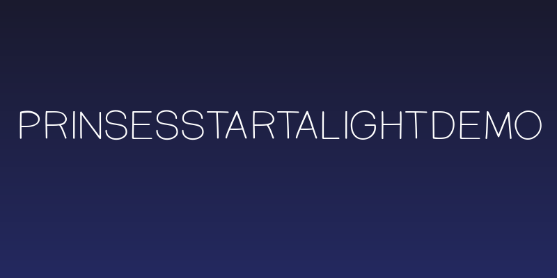 PrinsesstartaLightDEMO Social Header