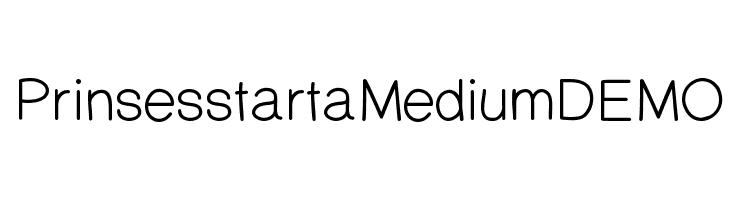 PrinsesstartaMediumDEMO Font