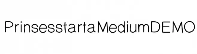 PrinsesstartaMediumDEMO  baixar fontes gratis