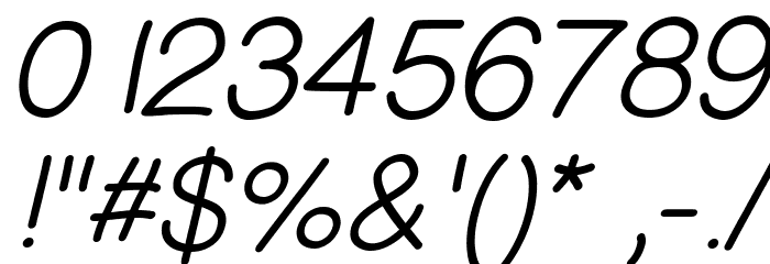PrinsesstartaMediumItalicDEMO Font OTHER CHARS