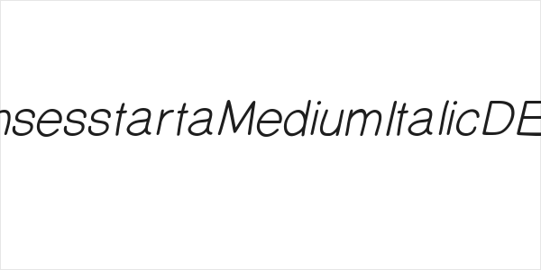 PrinsesstartaMediumItalicDEMO Logo