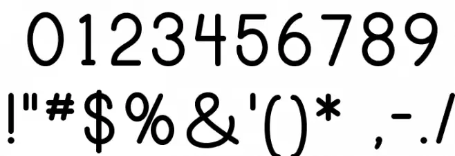 Print Bold Font OTHER CHARS