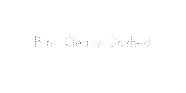 Print Clearly Dashed Logo
