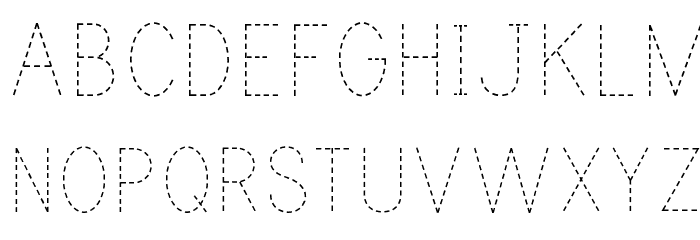 Free dotted letter fonts download free